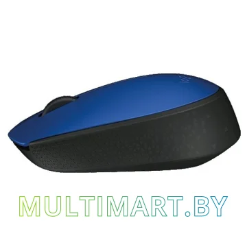 Мышь Logitech M171 Wireless Mouse (синий/черный) картинка 3
